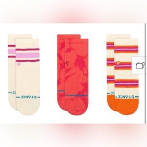Stance Baby and Toddler Crew Socks - Dye Namic - Pink 3-6 Months New